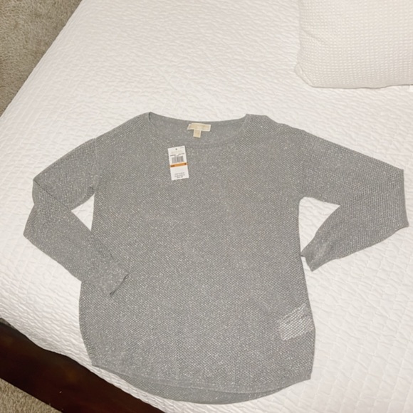 New with Tags Michael Kors Pearl HTHER SWEATER size small - Picture 1 of 4
